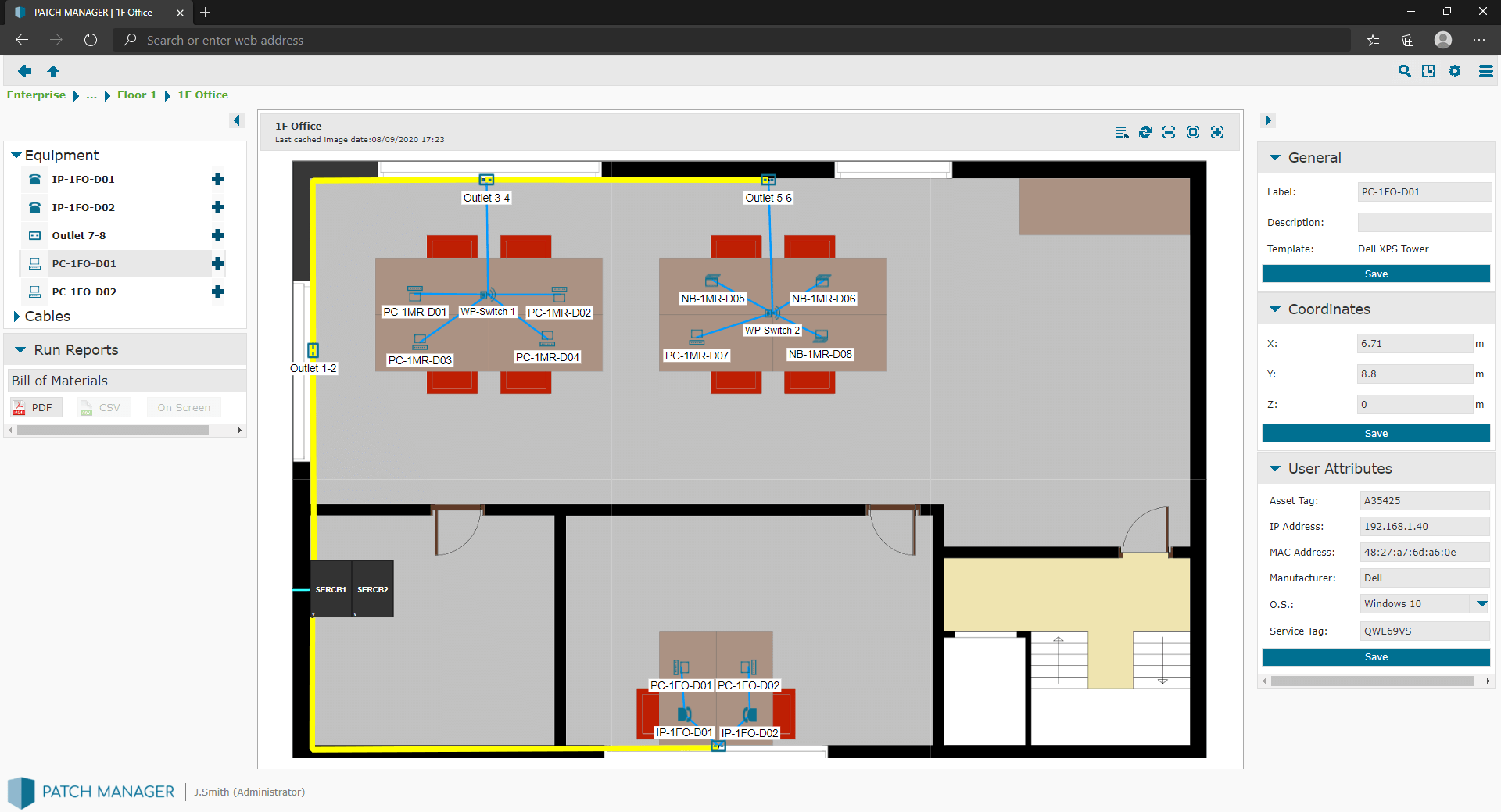 PATCH MANAGER office view HTML5